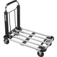 Foldable Platform Trucks, Aluminum, 300 lbs., 28" L x 16" W, 32" High NRZ Safety Inc.