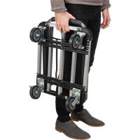 Foldable Platform Trucks, Aluminum, 300 lbs., 28" L x 16" W, 32" High NRZ Safety Inc.