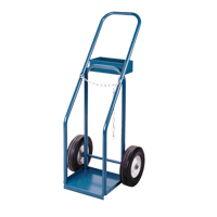 Chariots pour bouteilles de gaz, Roues Semi-pneumatique, Base de 12" la x 10" lo, 400 lb NRZ Safety Inc.