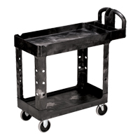 Heavy Duty Utility Cart - 4500-88, 2 Tiers, 17-1/8" x 33-1/4" x 39", 500 lbs. Capacity NRZ Safety Inc.