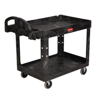 Heavy Duty Utility Cart - 4520-88, 2 Tiers, 25-1/4" x 39" x 44", 500 lbs. Capacity NRZ Safety Inc.