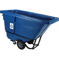 Chariot basculeur en acier, Poly&eacute;thyl&egrave;ne, 1/2 vg³, Capacit&eacute; de charge de 850 lb NRZ Safety Inc.