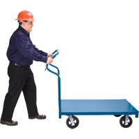 Chariots ergonomiques &agrave; plateforme pour ramassage de commande NRZ Safety Inc.