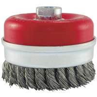 Knot Banded Cup Brush, 5" Dia. x 5/8"-11 Arbor NRZ Safety Inc.