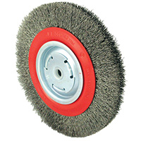 101G-2M Medium Wire Wheel, 8" Dia., 0.014" Fill, 1/2" - 2" Arbor NRZ Safety Inc.
