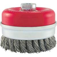 Knot Banded Cup Brush, 4" Dia. x 5/8"-11 Arbor NRZ Safety Inc.