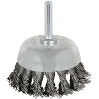8046 Shaft Mounted Knot Twisted Cup Brush, 1-1/8" Dia. NRZ Safety Inc.