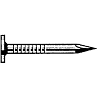 Clous de toiture brillants, t&ecirc;te 7/16" NRZ Safety Inc.