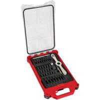 Jeu de tarauds & fili&egrave;res m&eacute;triques PackOut avec poign&eacute;e 2-en-1 Hex-Lok, 38 Morcea NRZ Safety Inc.