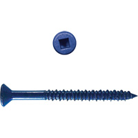 Flat Square HD Concrete Screws, 3/16" x 2-3/4" L, Zinc Plate NRZ Safety Inc.