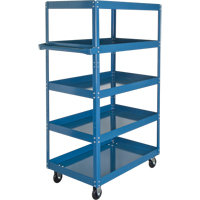 Chariots &agrave; tablette, 5 Tiers, 18" la x 61" h x 30" p, Capacit&eacute; 900 lb NRZ Safety Inc.
