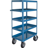 Chariots &agrave; tablette, 5 Tiers, 24" la x 65" h x 36" p, Capacit&eacute; 900 lb NRZ Safety Inc.