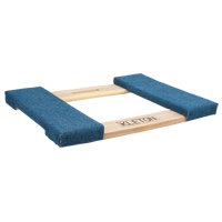 Carpeted Ends Hardwood Dolly Frame, Wood Frame, 18" W x 24" L, 900 lbs. Capacity NRZ Safety Inc.