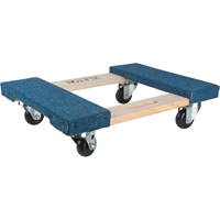 Socle roulant en bois dur &agrave; bouts avec tapis, Cadre en Bois, 18" la x 24" lo, Capacit&eacute; 900 lb NRZ Safety Inc.