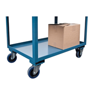 Chariots de service &agrave; bordure profonde, 2 Tiers, 24" la x 47" h x 36" p, Capacit&eacute; 1200 lb NRZ Safety Inc.