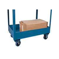 Chariots de service &agrave; bordure profonde, 2 Tiers, 24" la x 47" h x 36" p, Capacit&eacute; 1200 lb NRZ Safety Inc.
