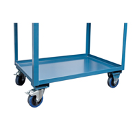 Chariots de service mobiles, 2 Tiers, 24" la x 57" h x 40" p, Capacit&eacute; 1200 lb NRZ Safety Inc.