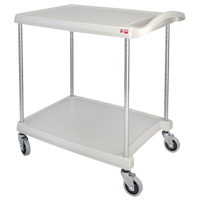 myCart Utility Cart, 2 Tiers, 20" x 35-1/2" x 30", 300 lbs. Capacity NRZ Safety Inc.