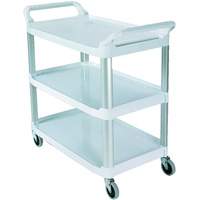 Open-Sided Shelf Cart, 3 Tiers, 40" x 37" x 20", 300 lbs. Capacity NRZ Safety Inc.