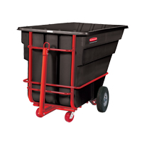 Chariot basculeur en acier, Poly&eacute;thyl&egrave;ne, 1-1/2 vg³, Capacit&eacute; de charge de 2100 lb NRZ Safety Inc.