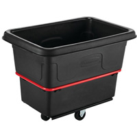 Chariot utilitaire &agrave; usage intensif, Plastique recycl&eacute; noir, 26"/38-3/8" lo x 26"/38-2/5" la x 28-1/4"/28-3-10" h, Volume 8 pi³, Capacit&eacute; 700 lb NRZ Safety Inc.