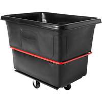 Chariot cubique utilitaire &agrave; usage intensif, Plastique recycl&eacute; noir, 48-1/4" lo x 34-1/8" la x 37-7/8" h, Volume 20 pi³, Capacit&eacute; 1200 lb NRZ Safety Inc.