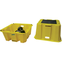 Escabeaux emboîtables industriels, 25" x 25" x Hauteur 10-1/2" NRZ Safety Inc.