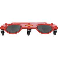 Socle roulant pour les genoux, Plastique, Rouge, Capacit&eacute; 350 lb NRZ Safety Inc.