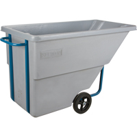 Tilt Truck, Polyethylene, 0.625 cu. yd., 850 lbs. Load Capacity NRZ Safety Inc.