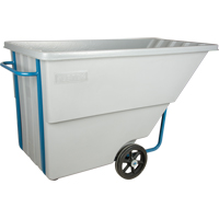 Tilt Truck, Polyethylene, 1.1 cu. yd., 1250 lbs. Load Capacity NRZ Safety Inc.