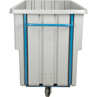 Tilt Truck, Polyethylene, 1.1 cu. yd., 1250 lbs. Load Capacity NRZ Safety Inc.