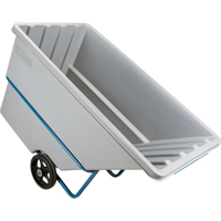 Tilt Truck, Polyethylene, 1.1 cu. yd., 2000 lbs. Load Capacity NRZ Safety Inc.