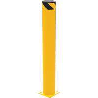 Butoir de s&eacute;curit&eacute;, Acier, 48" h x 6,5" la, Jaune NRZ Safety Inc.