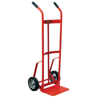Hand Truck with Reinforced Noseplate - 136RN-HB, Dual Handle, Steel, 51" Height, 800 lbs. Capacity NRZ Safety Inc.