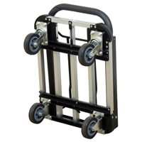 Chariot &agrave; plateforme avec poign&eacute;e pliante, Aluminium, 300 lb, 28" lo x 16" la, Hauteur 37,75" NRZ Safety Inc.