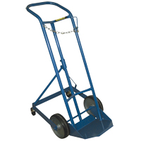 Chariot professionnel CC-1 pour bouteille de gaz, Roues Caoutchouc moul&eacute;, Base de 9" la x 7-1/4" lo, 250 lb NRZ Safety Inc.