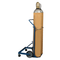 Chariot professionnel CC-2 pour deux bouteilles de gaz, Roues Caoutchouc moul&eacute;, Base de 16-7/8" la x 7-1/4" lo, 500 lb NRZ Safety Inc.
