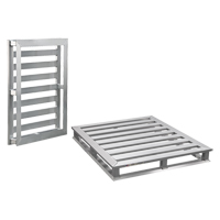 Palette &agrave; cadre tubulaire en aluminium 4 c&ocirc;t&eacute;s NRZ Safety Inc.