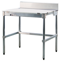 Poly-Top Workbench, 36" W x 24" D x 35-1/2" H, 2000 lbs. Capacity NRZ Safety Inc.