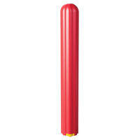 Enveloppe nervur&eacute;e pour butoir, 8" dia. x 56" l, Rouge NRZ Safety Inc.