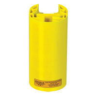 Butoir en poly pour rayonnage, 5" la x 6" lo x 8" h, Jaune NRZ Safety Inc.