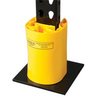 Butoir en poly pour rayonnage, 5" la x 6" lo x 8" h, Jaune NRZ Safety Inc.