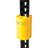 Butoir en poly pour rayonnage, 5" la x 6" lo x 8" h, Jaune NRZ Safety Inc.