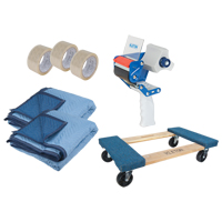Moving Kit, Wood Frame, 18" W x 30" L, 1000 lbs. Capacity NRZ Safety Inc.