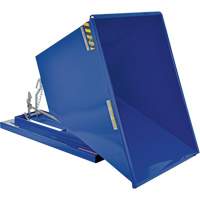 Conteneur autobasculeur, Acier, 1 vg³, Bleu NRZ Safety Inc.