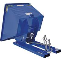Conteneur autobasculeur, Acier, 1 vg³, Bleu NRZ Safety Inc.