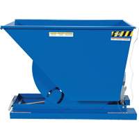 Self-Dumping Hopper, Steel, 3/4 cu.yd., Blue NRZ Safety Inc.