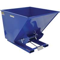 Self-Dumping Hopper, Steel, 2 cu.yd., Blue NRZ Safety Inc.