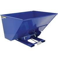 Self-Dumping Hopper, Steel, 3 cu.yd., Blue NRZ Safety Inc.