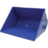 Self-Dumping Hopper, Steel, 3 cu.yd., Blue NRZ Safety Inc.